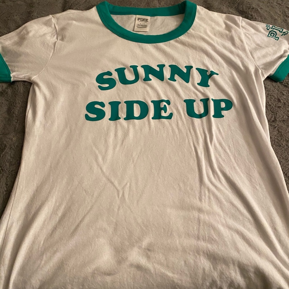 Pink sunny side up tee ☀️